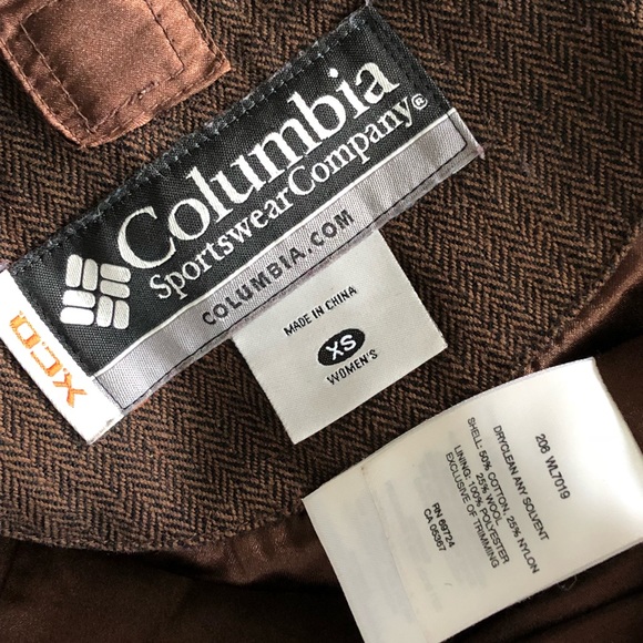 Columbia Wool XCO Hooded Buckle Long Coat SZ XS - Picture 7 of 8